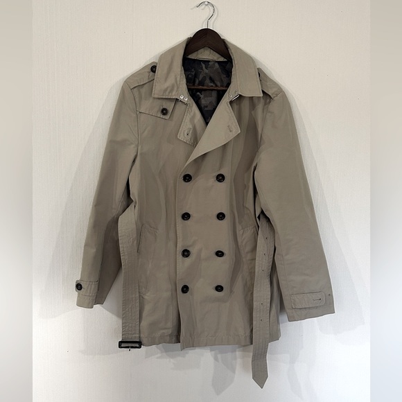 Zara - Men’s Trench Coat, Size Large, Colour Tan - Picture 1 of 7